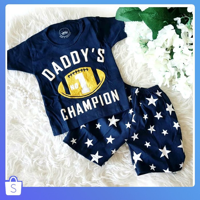Termurah Ori Setelan Baju  Bayi  Pendek D Noorfa 