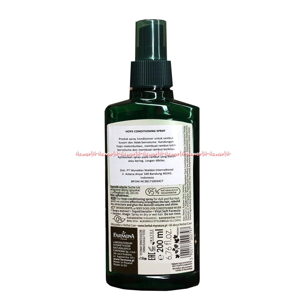 Herbal Care 200ml My Nature Chmiel 95% Hops Conditioner Farmona Herbalcare