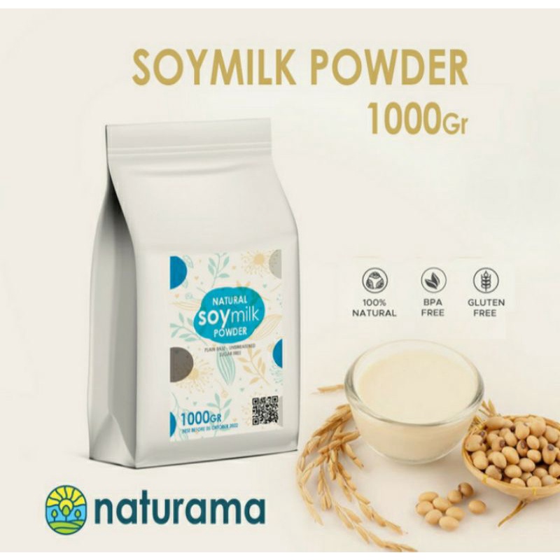

SUSU KEDELAI BUBUK ORGANIK 1000 GRAM NATURAL SOY MILK POWDER