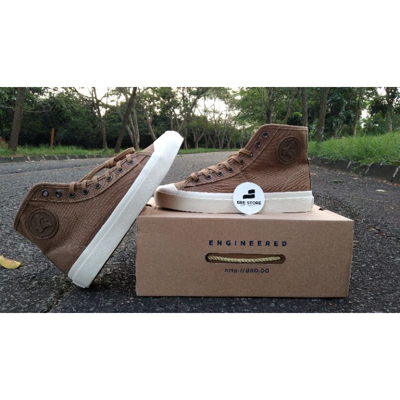 SEPATU BRODO VANTAGE V2 HIGH MOCHA OS ORIGINAL SNEAKERS