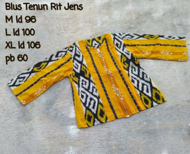 Blouse Tenun Troso Lurik Asli Jepara