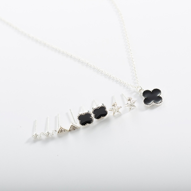 Anting Korea Dan Kalung Wanita Gaya Korea Simple Kreatif Anting Tusuk Aksesoris AM2