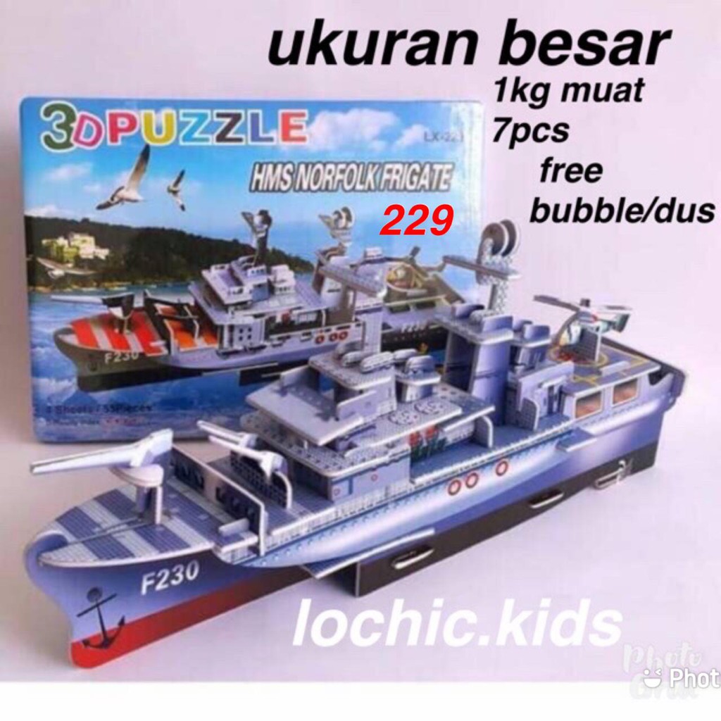 (LOLI-JKT)PUZZLE UKURAN BESAR DIY ANAK/KREATIF ANAK 85 MOTIF