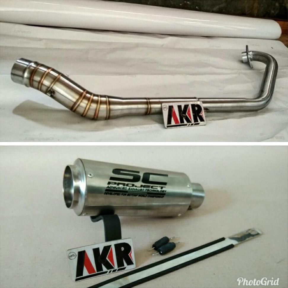 New Knalpot Sc Projeck-Knalpot Racing -Knalpot Purbalingga-Knalpot Vixion-Cbr-Cb-Gsx-Tiger-Verza-Mx