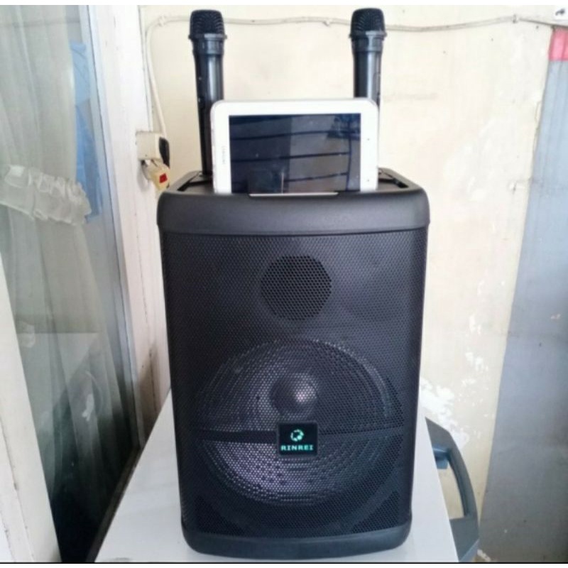 SPEAKER BLUETOOTH 12 INCH PORTABEL RINREI 8899Q MODEL GMC
