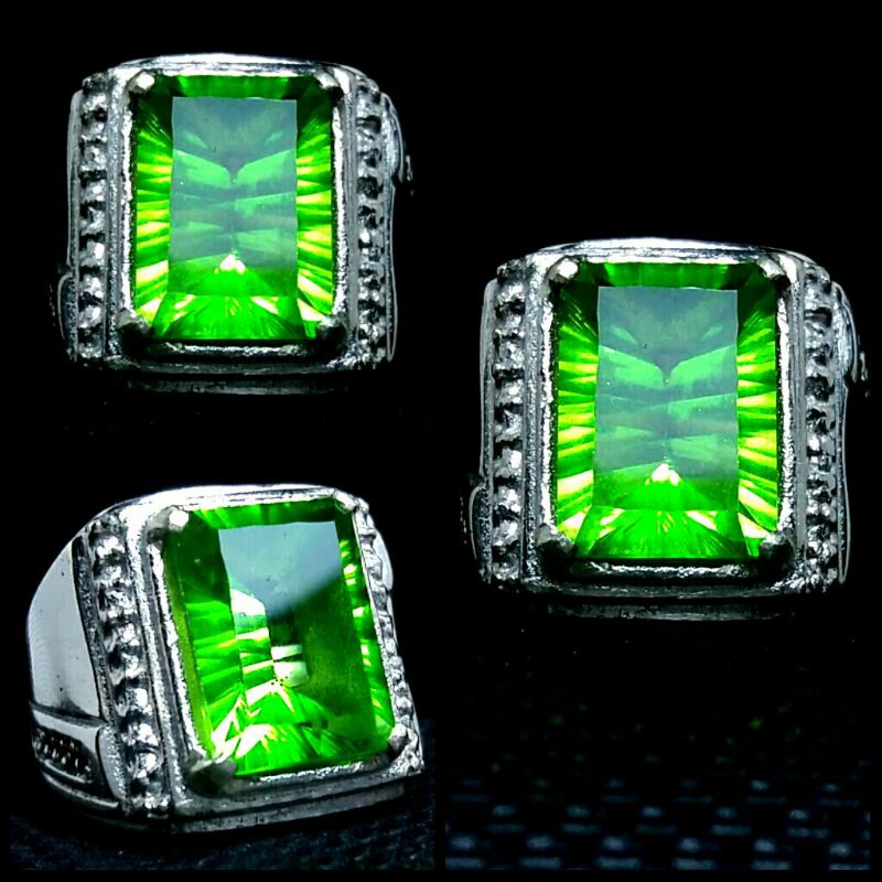 BATU PERMATA MOLDAVITE NATURAL