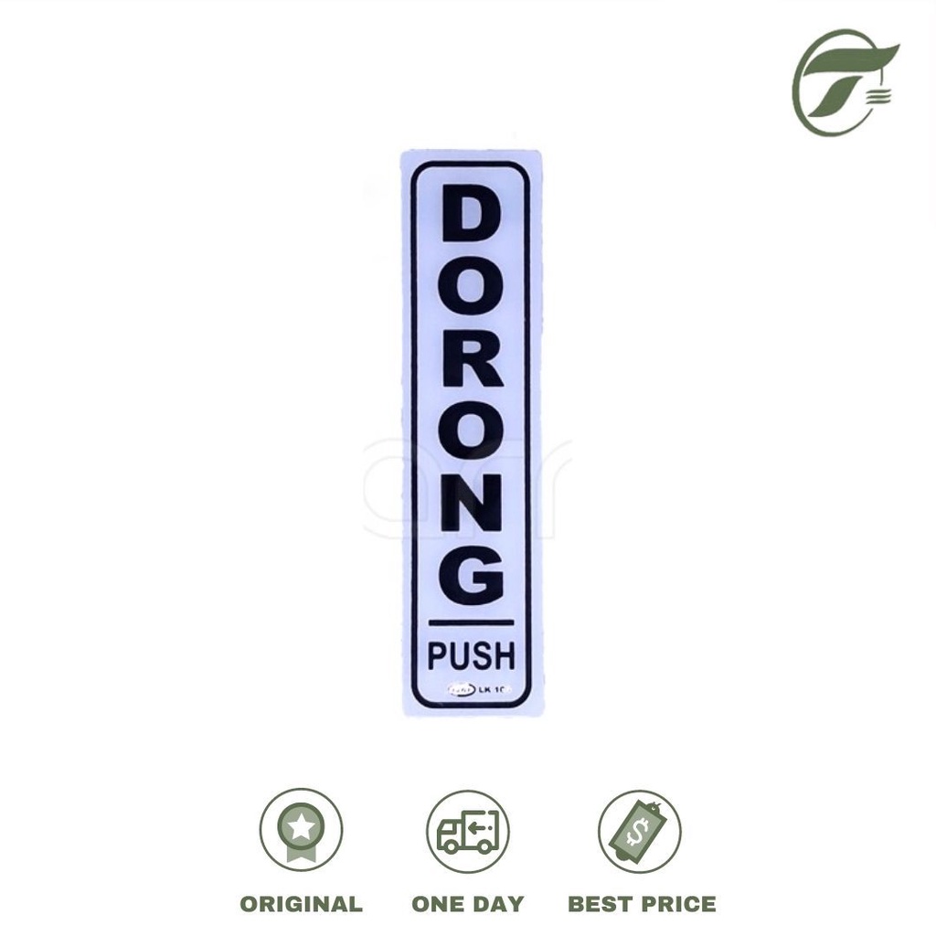 

PLAKAT KECIL DORONG (PUSH) LK 109 GM 3880010406 (5X20CM)