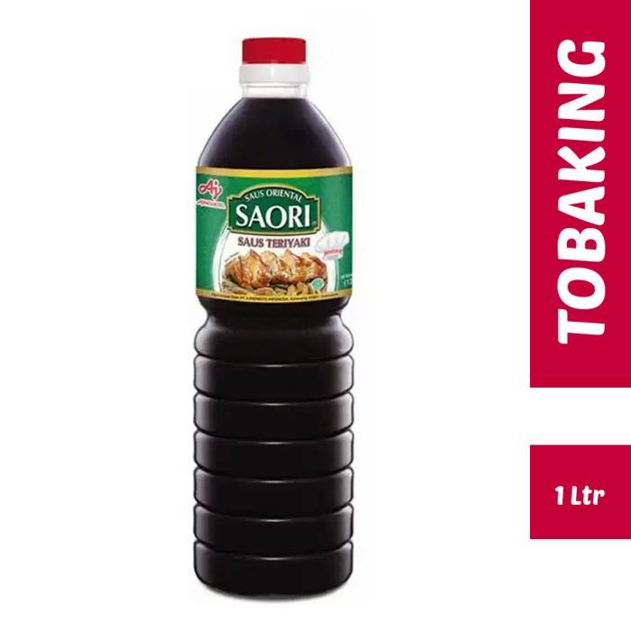 

Saus Teriyaki Saori 1 Liter Saos 1000 ml