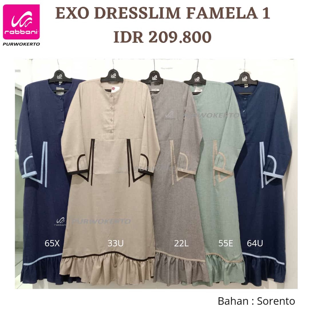 EXO DRESSLIM FAMELA NEW RABBANI