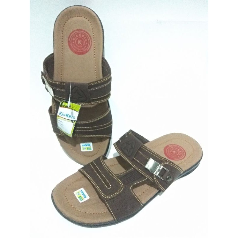 SANDAL SLOP GESPER PRIA KICKERS KULIT SINTETIS BEST SELLER