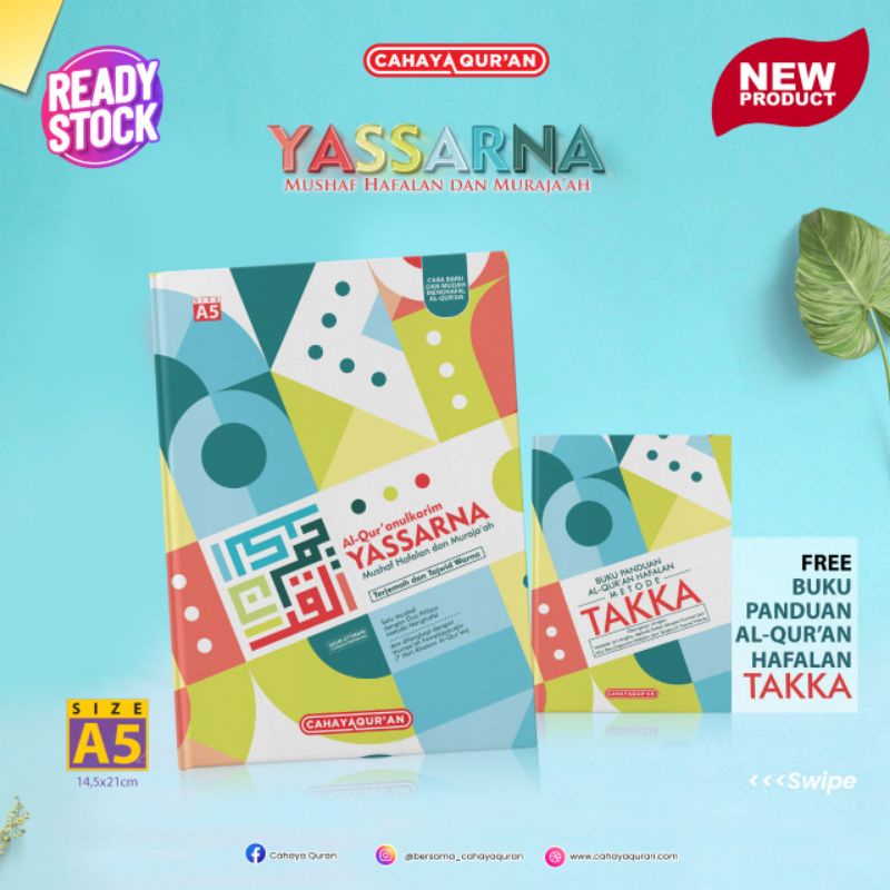 Al Quran Hafalan Mudah Yassarna Cover Millenial dan Terjemah Mushaf Hafalan
