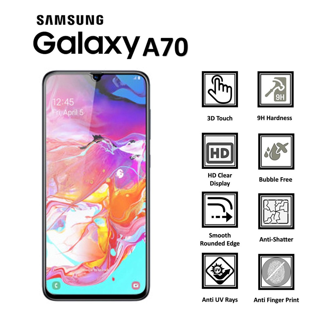 Tempered Glass Samsung Galaxy A70 / A70s - Tempered Glass Premium Quality