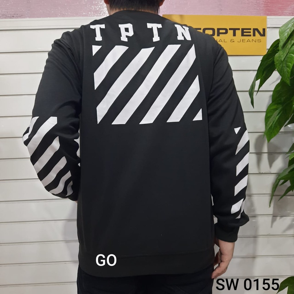 gof SWEATER TOPTEN Polos Pakaian Pria Outerwear Cardigan Hoodie Jaket Casual Motif Lengan Panjang