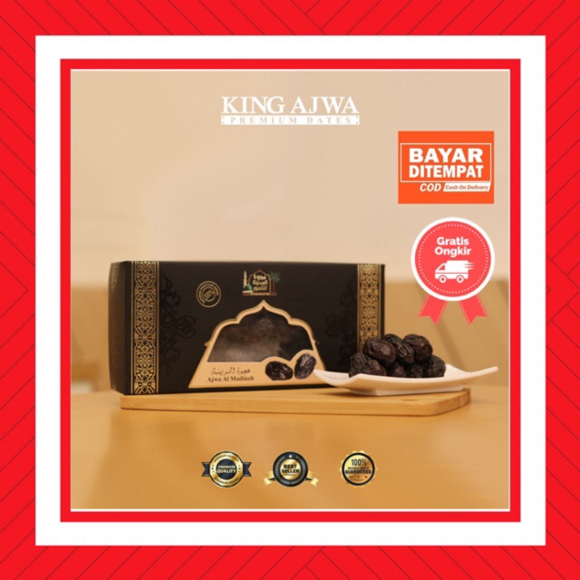 

King Ajwa Premium Dates - Kurma Ajwa Premium