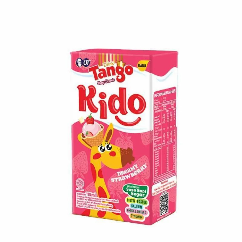 

TANGO KIDS STRAWBERRY MILK 115ML /PCS