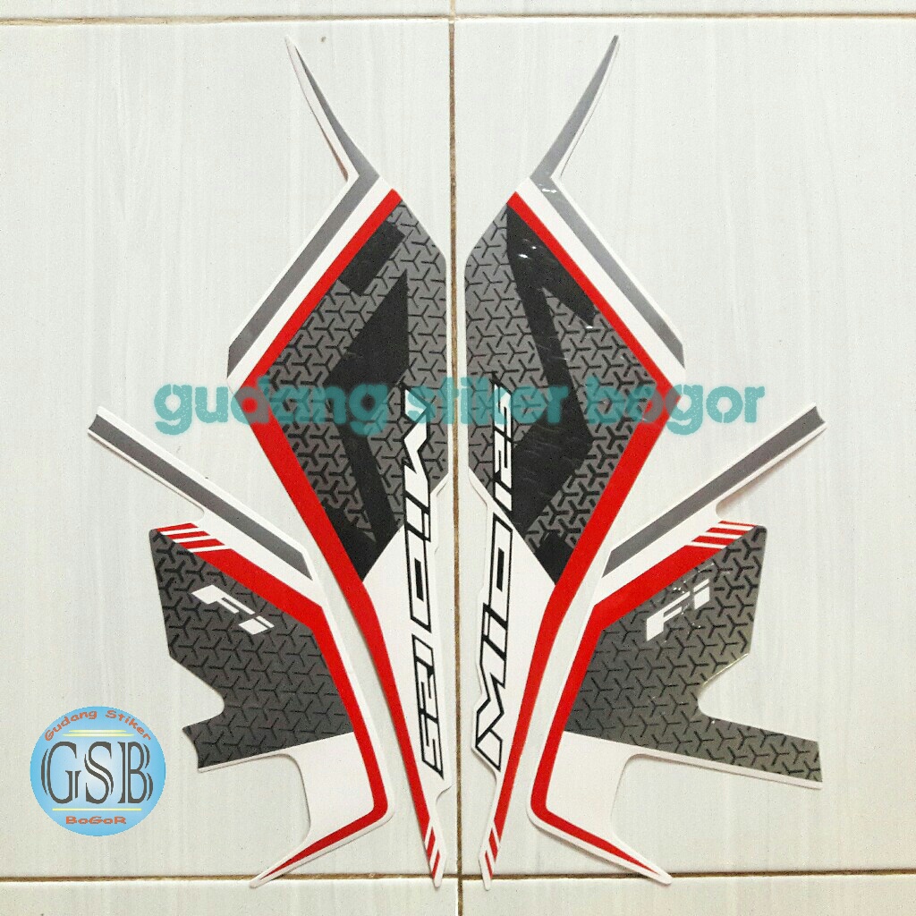 stiker motor yamaha mio m3 125 fi 2019 putih