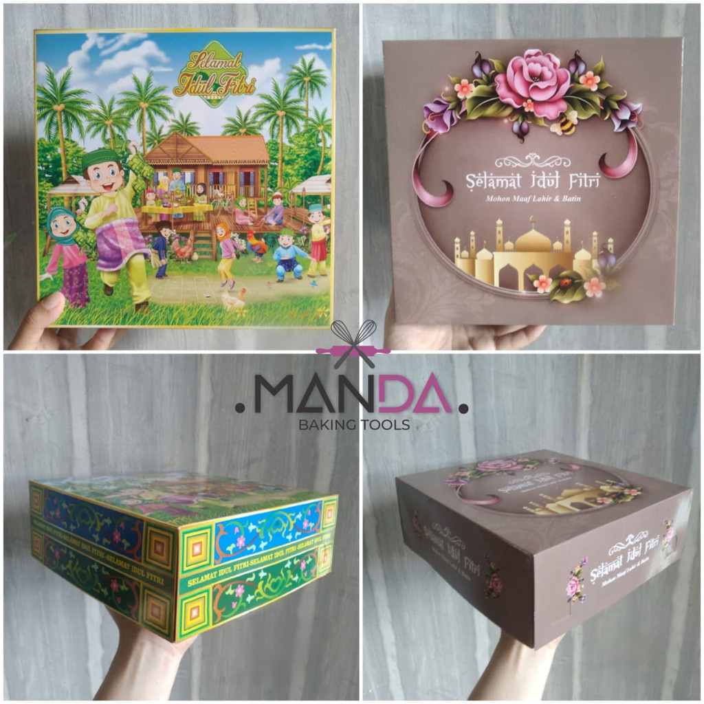 

Kotak Tinggi 8 Cm dus wadah hantaran kue tart puding tumpeng hari raya idul fitri lebaran