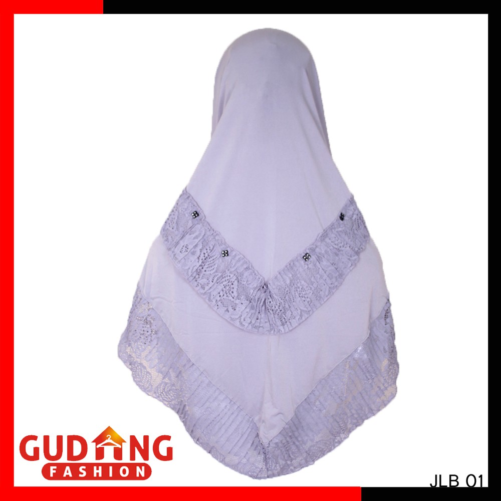 Kerudung Kombinasi Brokat - JLB 01