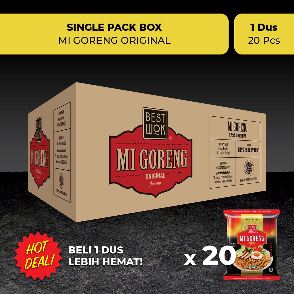 

Best Wok Mi Goreng Original Dus 20 pcs