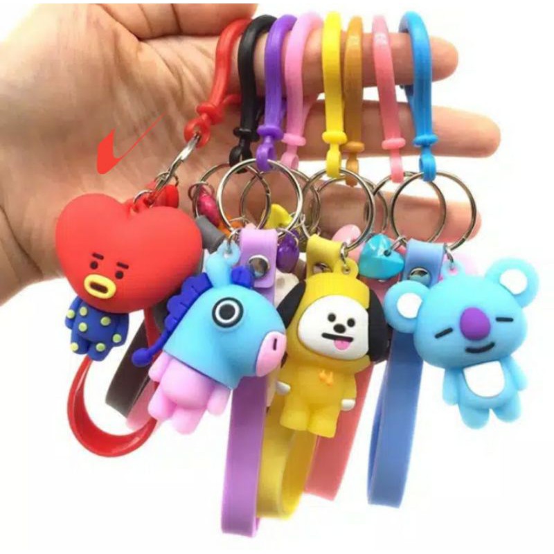 KPOP GANTUNGAN KUNCI BTS ARMY CUTE CARTOON BT21 BANGTAN