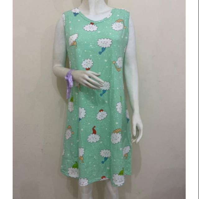 DRESS LENGAN KENSI BAHAN KAOS  TEBAL  IMPORT Shopee Indonesia