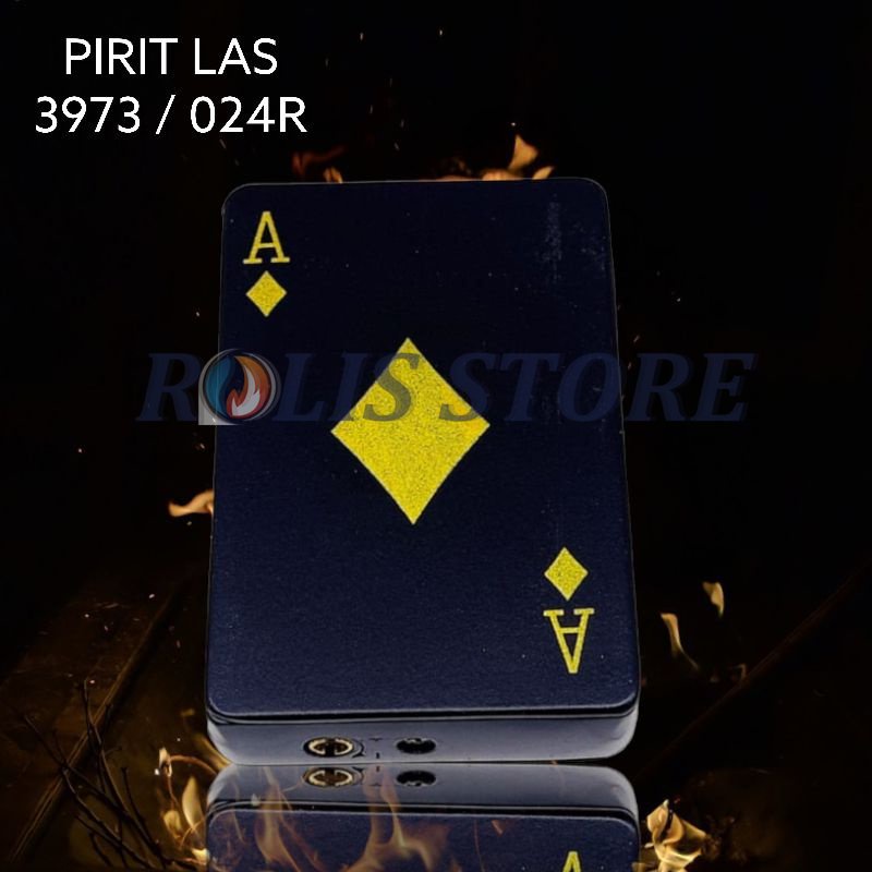 COD - Korek Api Las Remi Slide Sliding Gesek Motif Kartu K113 3973