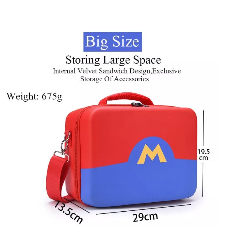 Carrying Bag Nintendo Switch OLED Mario Travel Storage Nintendo Switch Case Mario Shoulder