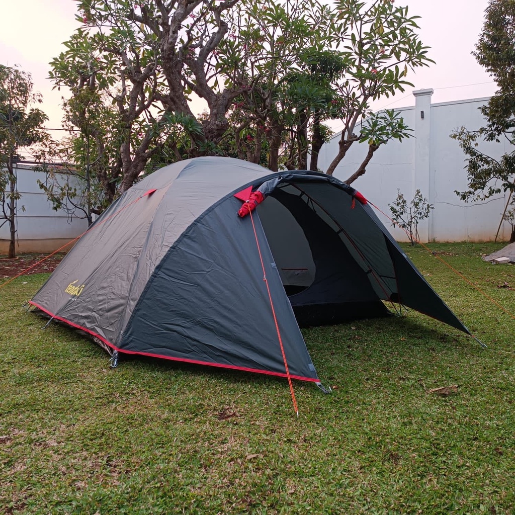 Jual Tenda camping borneo 4 tendaki / tenda camping 4 orang / tenda