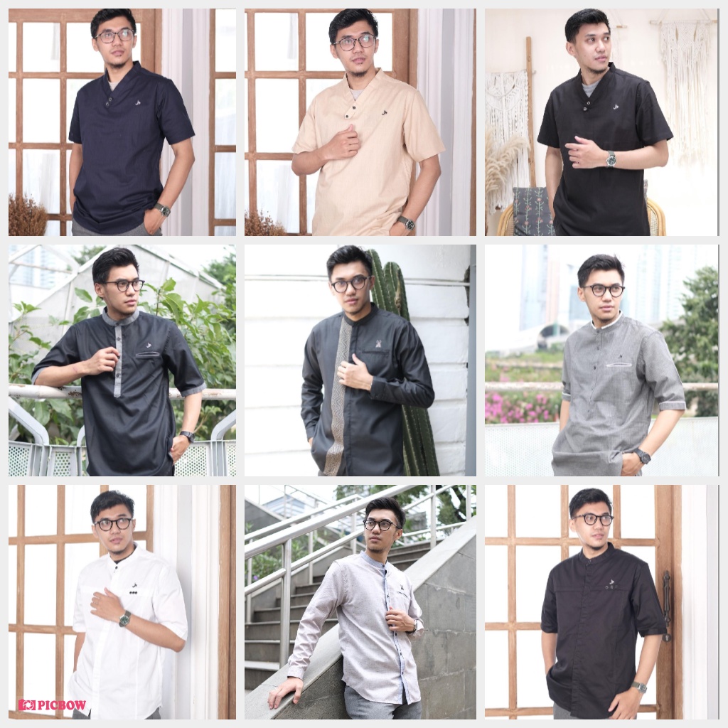 Kurta UAS Kurta JM88  Kemeja Kurta Baju Lebaran Pakaian Muslim Exclusive Premium