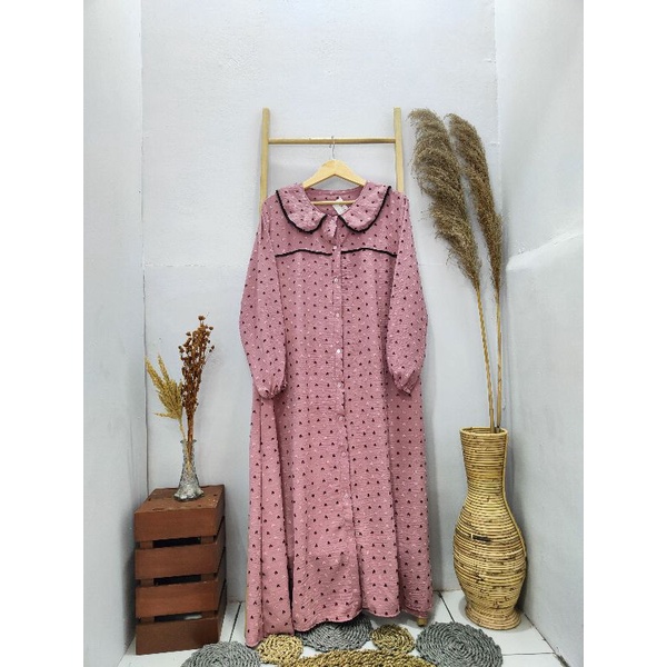 Midi Dress Crinkle/ Midi Dress Premium Murah