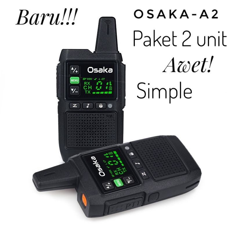Ht Osaka A2 Mini Led Display Two Way Radio