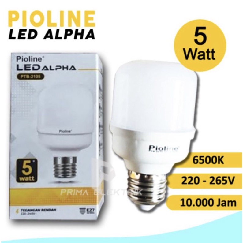 LAMPU LED PIOLINE 5 watt, 10 watt, 15 watt Putih Murah