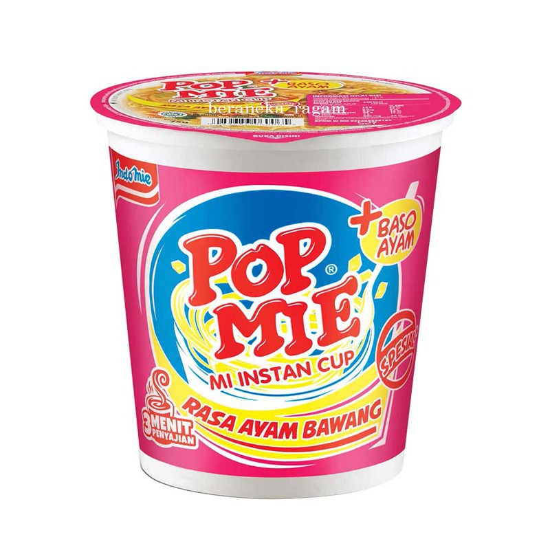 

POP MIE MI INSTANT CUP AYAM BAWANG 75 GRAM