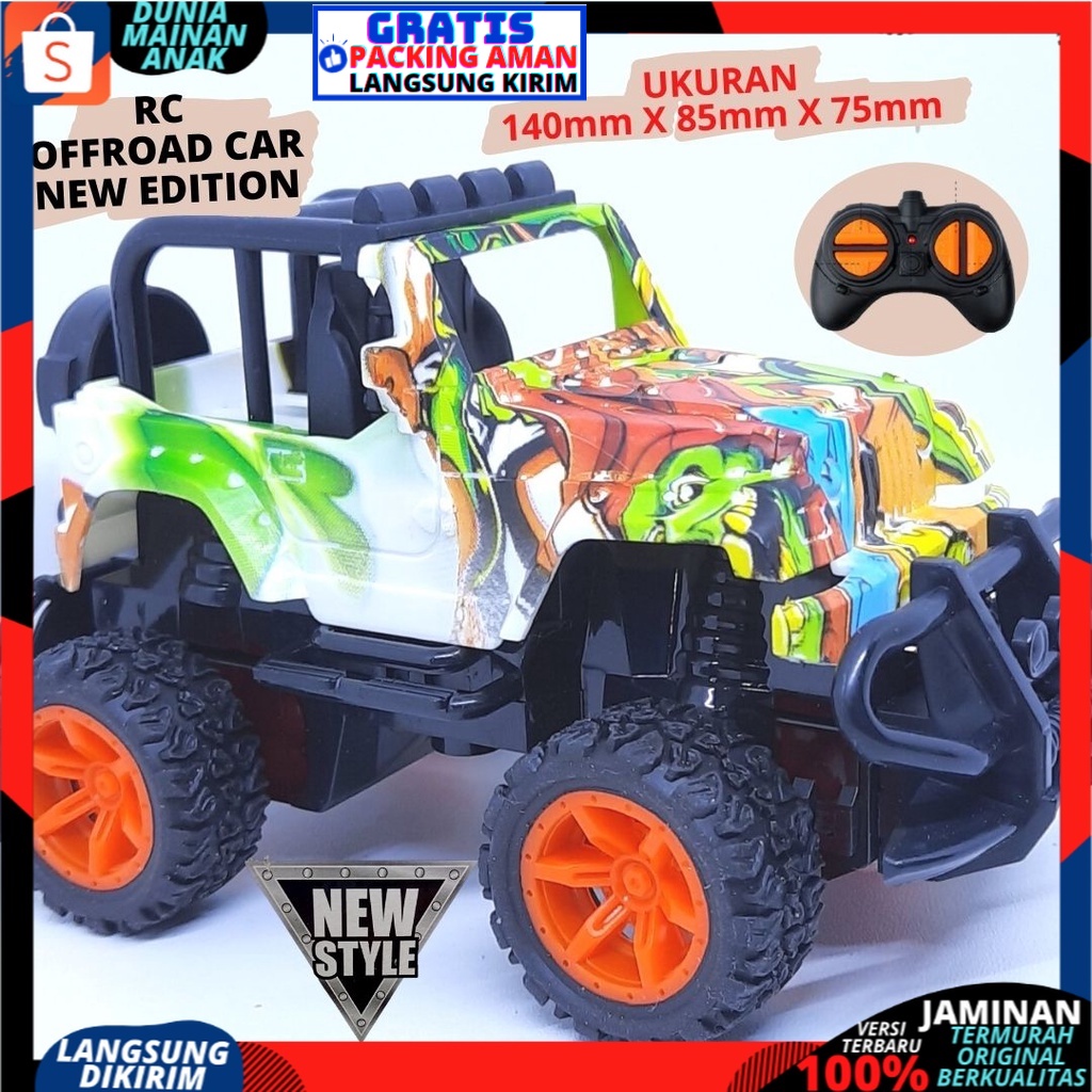 Mobil Remote Control Offroad Mini CAr Model Unik Rc Car Jeep Suv Mainan Anak Laki laki