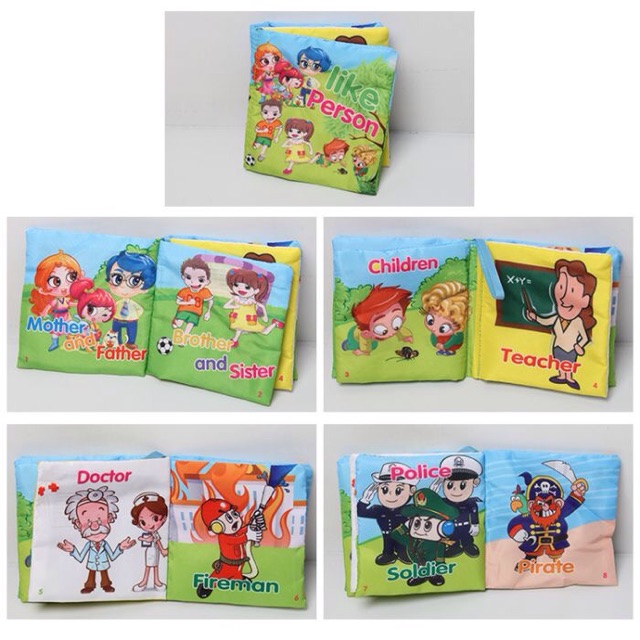 Buku bayi bunyi buku bantal kain baby soft book BU 206