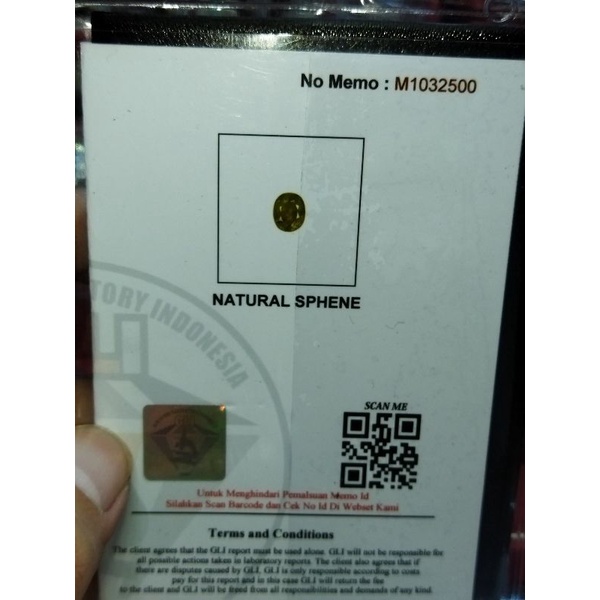 Natural Sphene