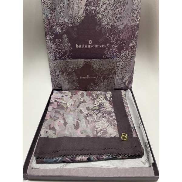 Preloved Buttonscarves Ederra viola