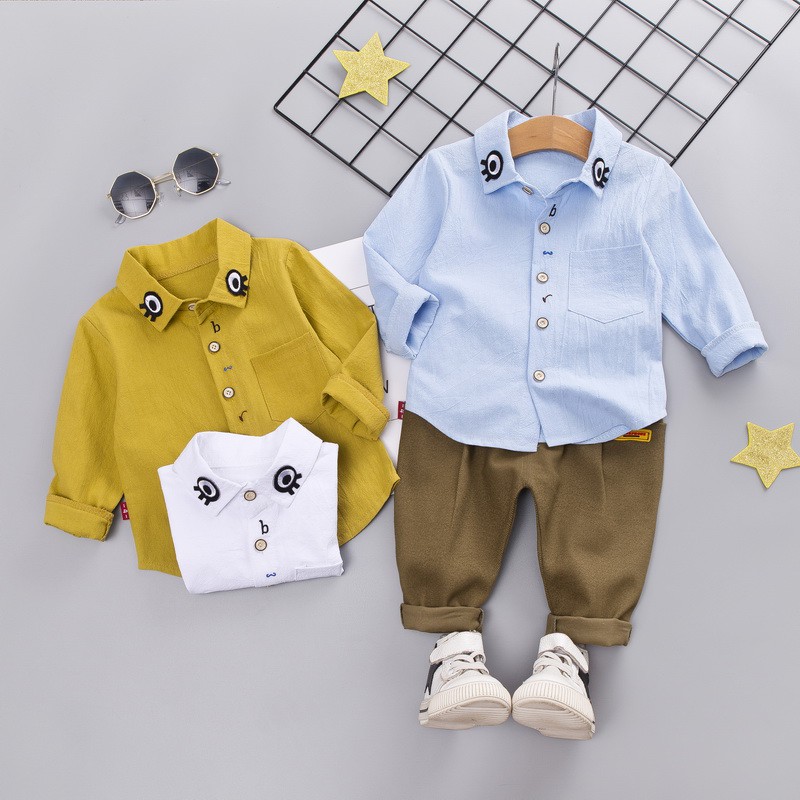 Beautybaby Setelan Kaos  T Shirt Lengan Panjang Motif Print 