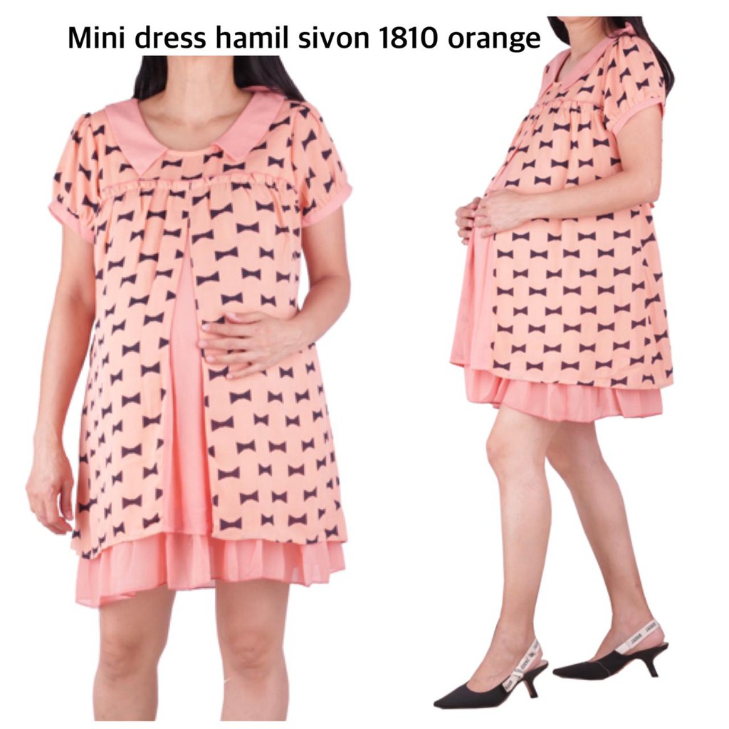 Dress hamil mini 1810 baju hamil