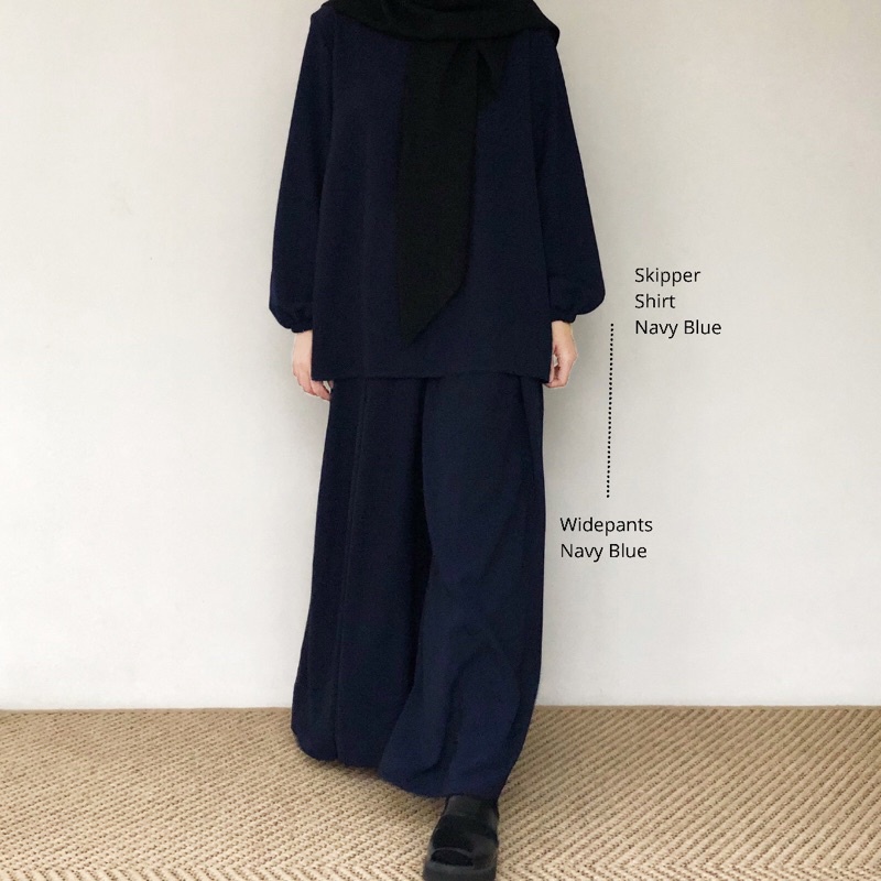 Skipper Blouse + Widepants (dijual terpisah)-4