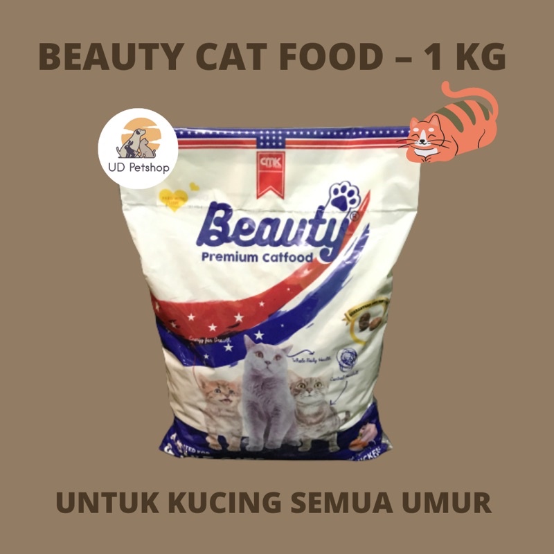 BEAUTY 1 Kg – Makanan Kucing Kering - Beauty Cat Food