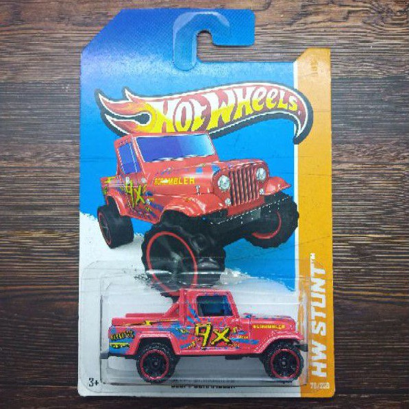 HOT WHEELS JEEP SCRAMBLER MERAH