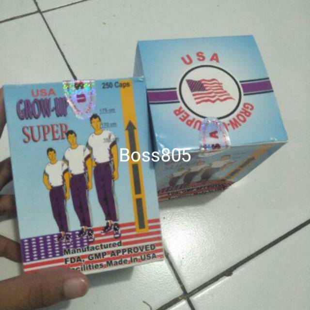 PENINGGI BADAN- GROW UP SUPER ORIGINAL USA/AMPUH TINGGI BADAN CEPAT