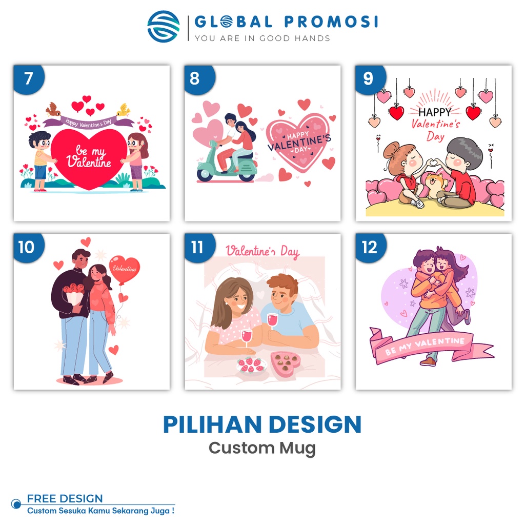 Pilihan Design Custom Mug - Global Promosi