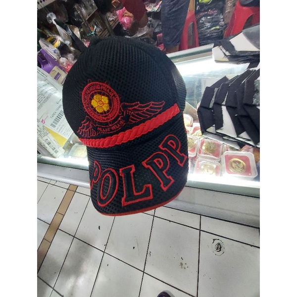 TOPI POL PP HITAM