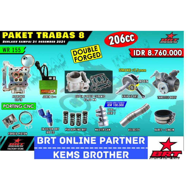 PAKET TRABAS 08 WR 155