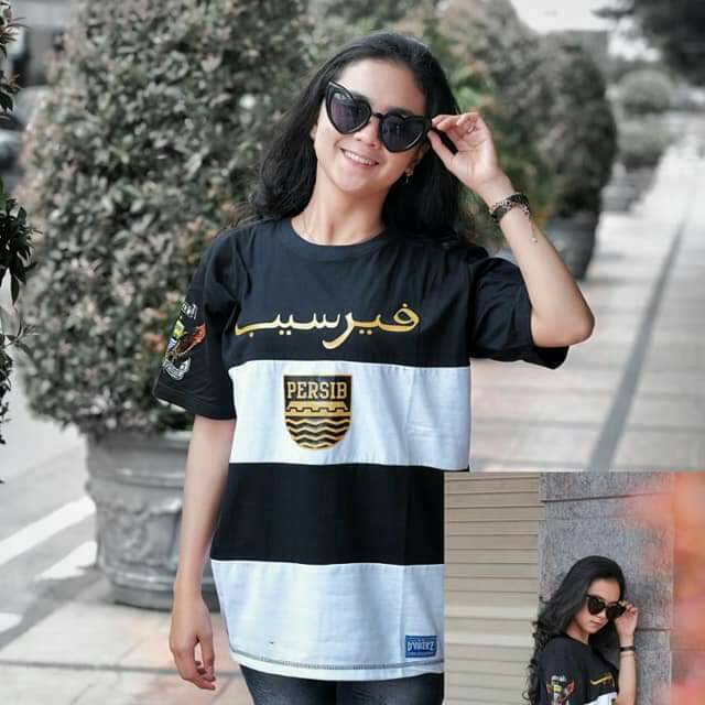 Kaos persib hitam putih