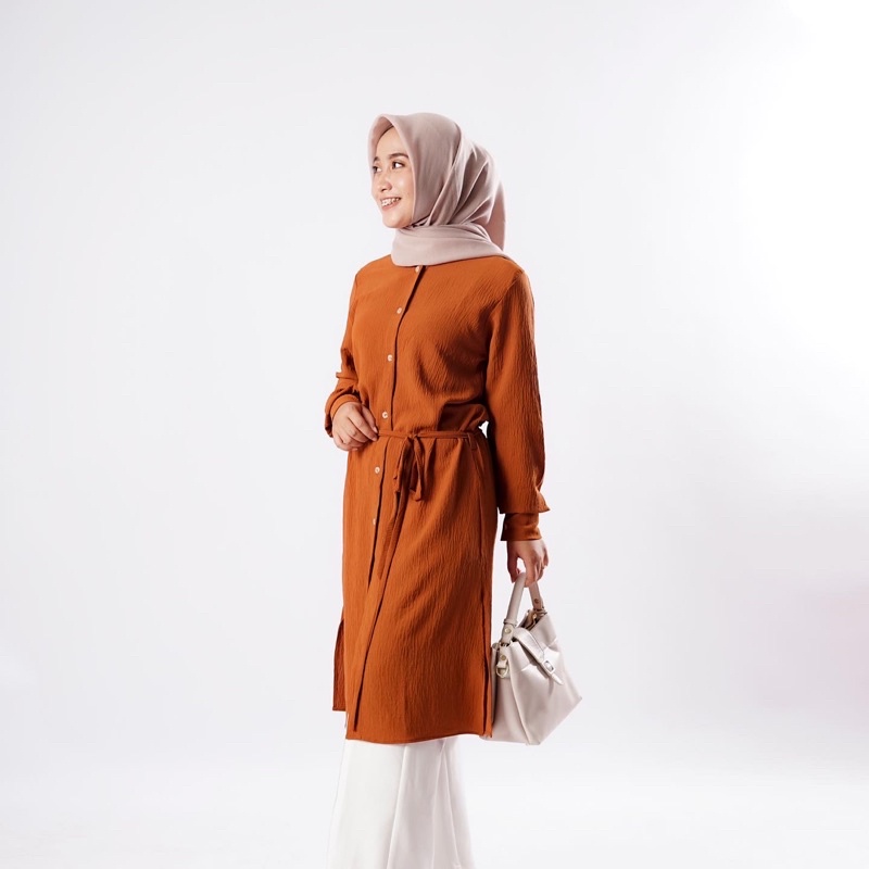 LONG TUNIK/CRINKLE TUNIK