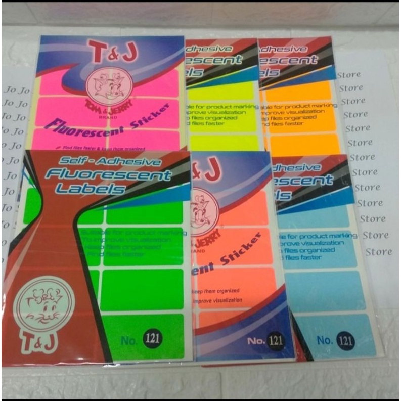 Label Tom & Jerry 121 Warna