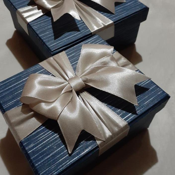 

➾ BOX KADO NAVY HARDBOX BIRU TUA KOTAK KADO ✸